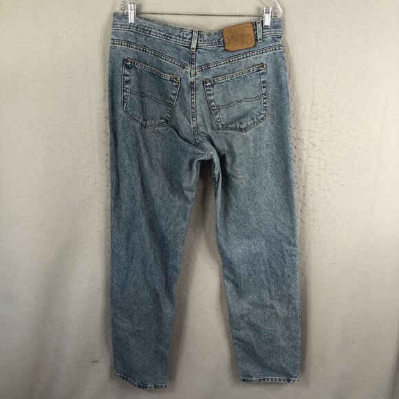 Vintage Structure Jeans Mens 36L Blue Denim Loose Baggy Y2K  Straight 90s Skater - Picture 3 of 16